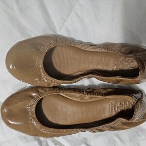Tory Burch Women's Tan Ballet Flats